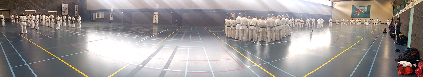Black belt camp panorama